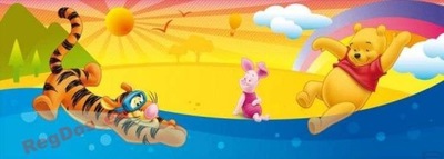 Fototapeta Kubuś Puchatek POOH Disney 92x254cm