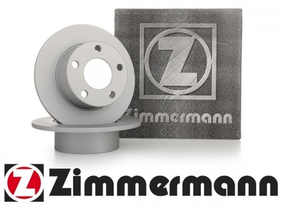 DISCS ZIMMERMANN REAR - SKODA OCTAVIA III 253MM - milautoparts-fr.ukrlive.com