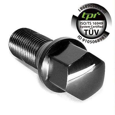 SCREW KUTE BLACK BMW RENAULT OPEL SAAB DACIA 12X1,5 - PREMIUM TPI 20SZT - milautoparts-fr.ukrlive.com