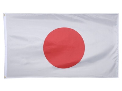 Japonia, FLAGA JAPONII 90 x 150 - Nowa, Faktura