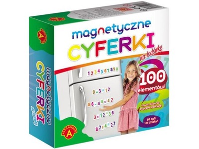 Magnety Magnetické číslice na chladničku Vzdelávacie 3+ Alexander