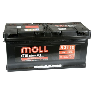 NEW CONDITION WITH BATTERY MOLL M3 PLUS 110AH 900A - milautoparts-fr.ukrlive.com