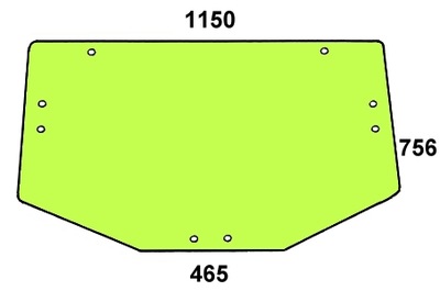 GLASS REAR JOHN DEERE 6105M 6115M 6125M 6130M ... - milautoparts-fr.ukrlive.com