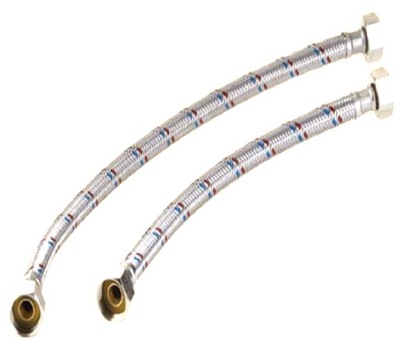 Wężyk w oplocie stalowym 120cm 1/2x1/2 WW wąż elastyczny we074
