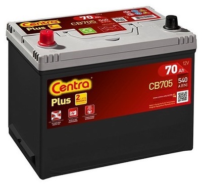 BATTERY CENTRA PLUS 70AH 540A CB705 DOJ+WYM LDZ - milautoparts-fr.ukrlive.com