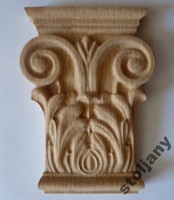 pilastry rzeźbione płaskorzeźby drewniane ozdoby dąb pilaster
