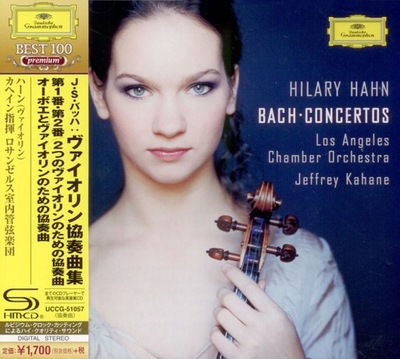 BACH violin concertos Hahn Kahane SHM-CD JAPAN NEW