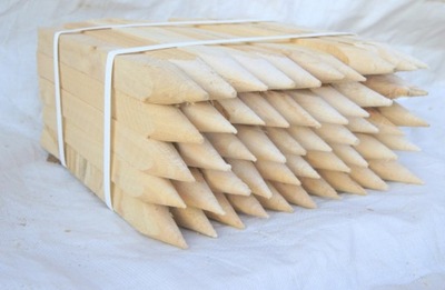 Palik geodezyjny Wyroby z Drewna drewno 30 cm x 22 mm 100 szt.
