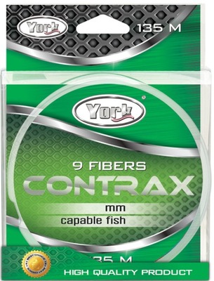 PLECIONKA YORK CONTRAX ZIELONA 0,14mm/135m/20kg !