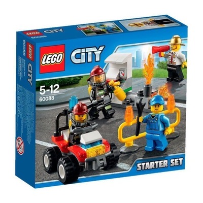 LEGO CITY 60088 Strażacy Straż Pożarna Gaśnica