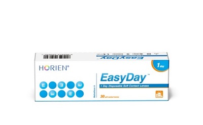 Soczewki Horien 1 Day Disposable - EasyDay 30 szt. -3.50