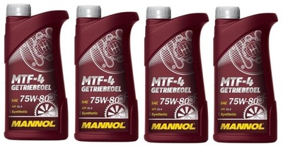 $ 75W80 MTF-4 GL4 1L olej przekładniowy MANNOL