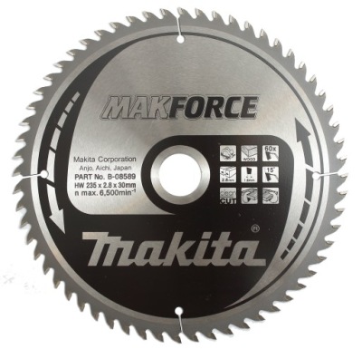 MAKITA kotúčová píla na drevo 235x30 60z MAKFORCE