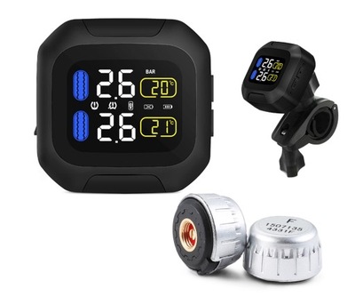 TPMS MOTOCYKL BEZPRZEW. CZUJNIK CIŚNIENIA I TEMP.