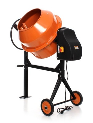 BETONIARKA budowlana mieszarka żeliwny wieniec mieszalnik 1400W 260L