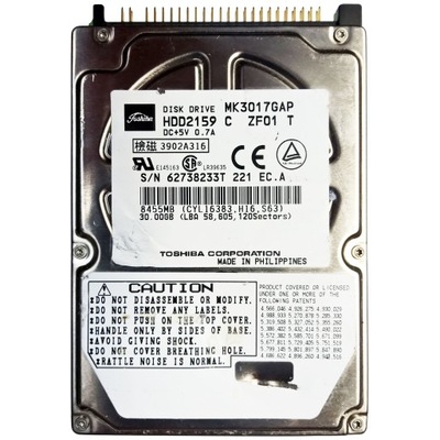 TOSHIBA MK3017GAP | HDD2159 C ZF01 T | dawca OaS