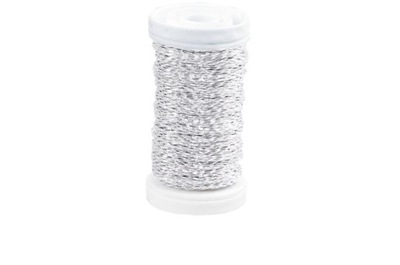 Drut karbowany metaliczny 0,3mm/50g ZŁOTO/SREBRO