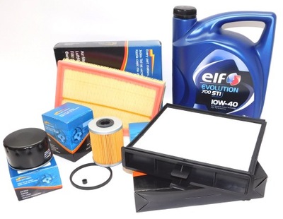 ELF 10W40 5L + 4 X FILTER RENAULT SCENIC II 1.9 DCI - milautoparts-fr.ukrlive.com