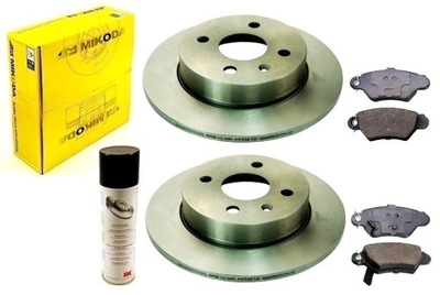 DISCS PADS OPEL ASTRA G ( II ) REAR SET 240MM X 10MM 4 SCREW SYSTEM BOSCH - milautoparts-fr.ukrlive.com