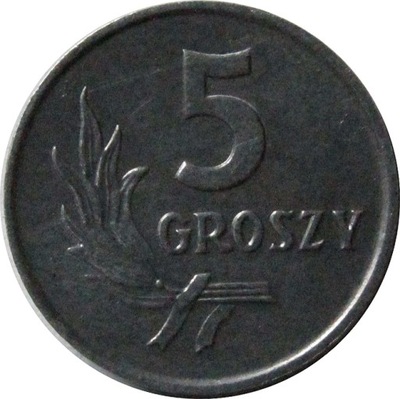 5 GROSZY 1965 - POLSKA - STAN (1-) - K.632