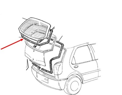GASKET GLASS LID BOOT FIAT PALIO REAR - milautoparts-fr.ukrlive.com