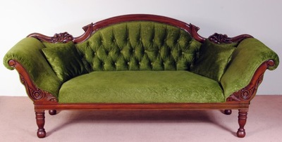 Stylowa KANAPA sofa Chesterfield pikowana 80164p
