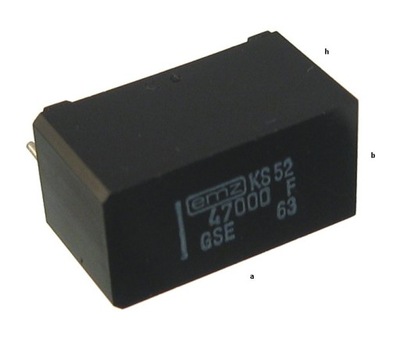 Kondensator precyzyjny 1% styroflex 47nF/63V