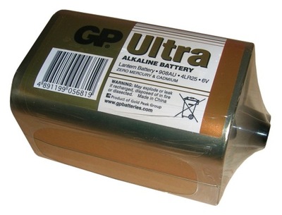 BATERIA 6V 4R25 GP Ultra alkaliczno-manganowa 27000mAh
