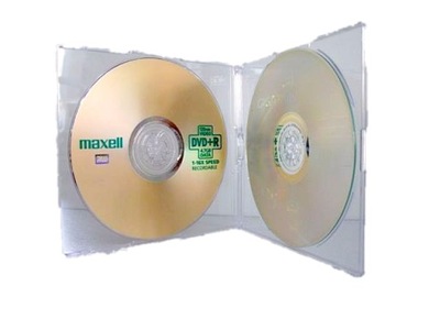 Pudełka CD x 2 SLIM na płyty przeźroczyste 50 szt