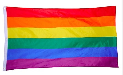 Flaga LGBT Pride 90x150 tęczowa duza
