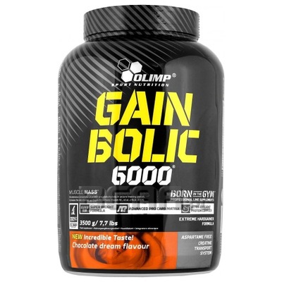 OLIMP GAIN-BOLIC 6000 3,5 KG MASA GAINER smak Czekolada