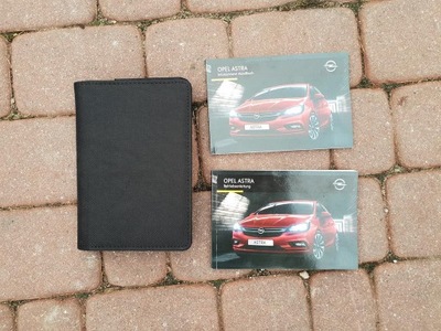 Książka serwisowa instrukcja obslugi komplet Opel Astra K