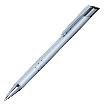 Aluminiowy długopis srebrny z GRAWEREM