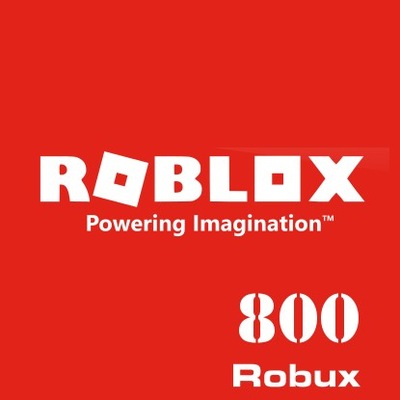 Roblox Robux 800 Rs - roblox card allegro