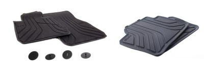 MATS RUBBER FRONT REAR BLACK 3' F36 F80 WITH BMW - milautoparts-fr.ukrlive.com