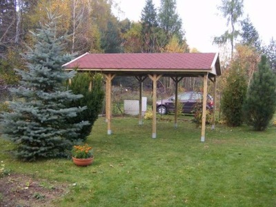 WIATA SAMOCHODOWA, WIATA DREWNIANA, CARPORT