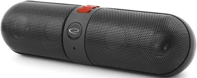 Głośnik Bluetooth FM PIANO czarno-czerwony_EP118KR