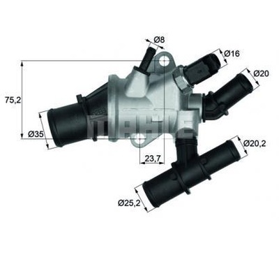 BEHR THERMOSTAT FIAT BRAVA BRAVO STILO MAREA 1.9JTD - milautoparts-fr.ukrlive.com