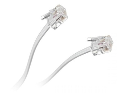 KABEL PRZEWÓD TELEFON MODEM 10,0m RJ11 WTYK 6P4C 2357