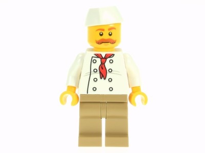 LEGO Figurka Kucharz Sprzedawca hot-dog'ów cty655 4019655
