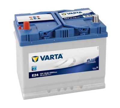 BATTERY 70AH/630A L+ VARTA E24 BLUE DYNAMIC - milautoparts-fr.ukrlive.com