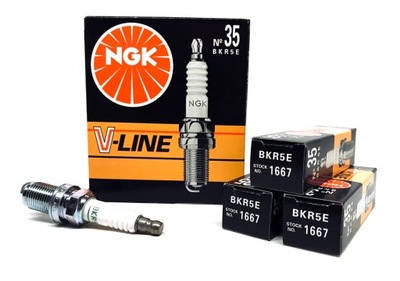 BOUGIES EMBRAYAGE NGK BKR5E V-LINE 35 KIT 4 PIÈCES - milautoparts-fr.ukrlive.com