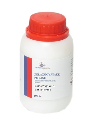 ŻELAZOCYJANEK POTASU - CZYSTY - 100G