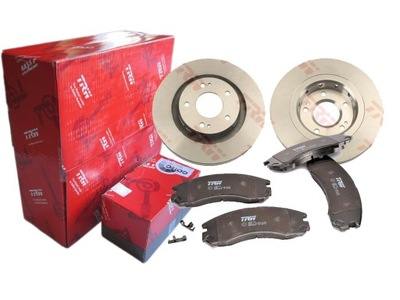 TRW DISCS + PADS FRONT MITSUBISHI OUTLANDR - milautoparts-fr.ukrlive.com