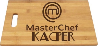 DESKA DO KROJENIA Z grawerem PREZENT master chef