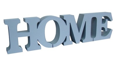 HOME napis dekoracyjny 3D literki łączone 10x38cm