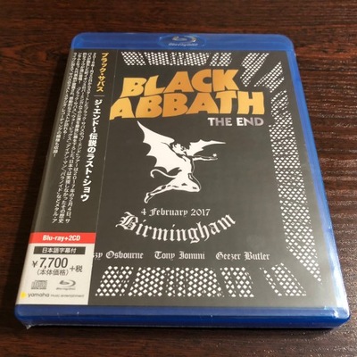 BLACK SABBATH The End 2CD+Blu Ray JAPAN 2017 nowa