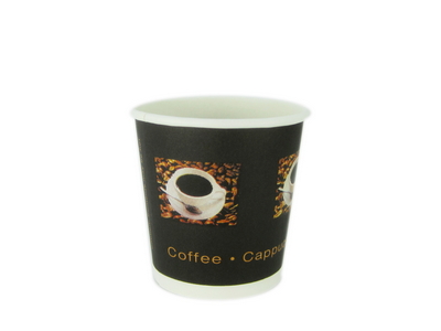 Kubki papierowe do kawy espresso napojów jednorazowe BEANS 120ml 50 sztuk