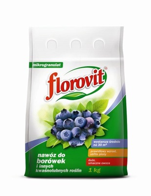 FLOROVIT NAWÓZ DO BORÓWEK ROŚLIN KWAŚNOLUBNYCH 1KG
