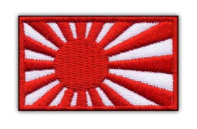 Naszywka - Bandera Marynarki Wojennej Japonii HAFT